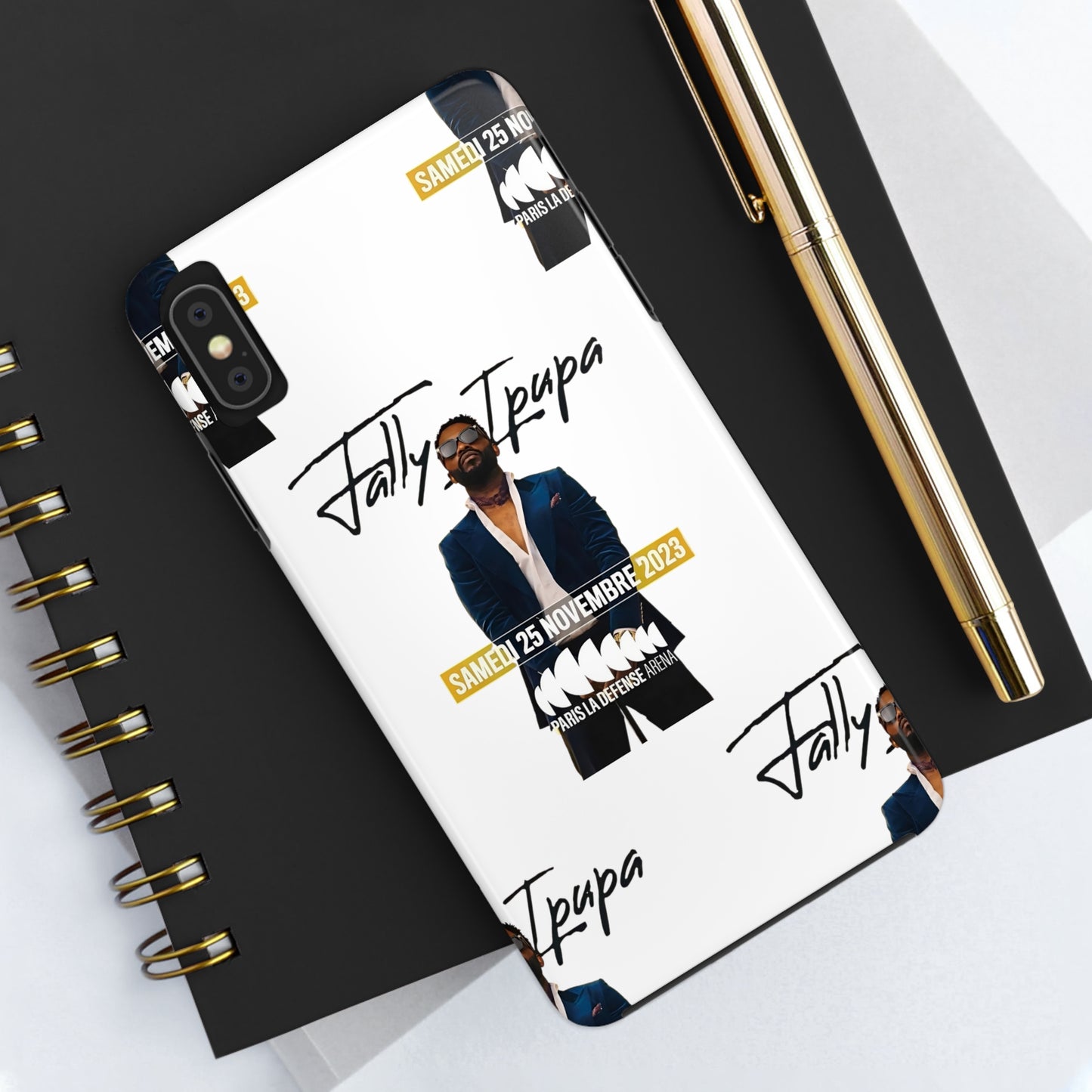 Tough Phone Cases, Fally Ipupa's Mega concert on 25th November 2023, Black and White