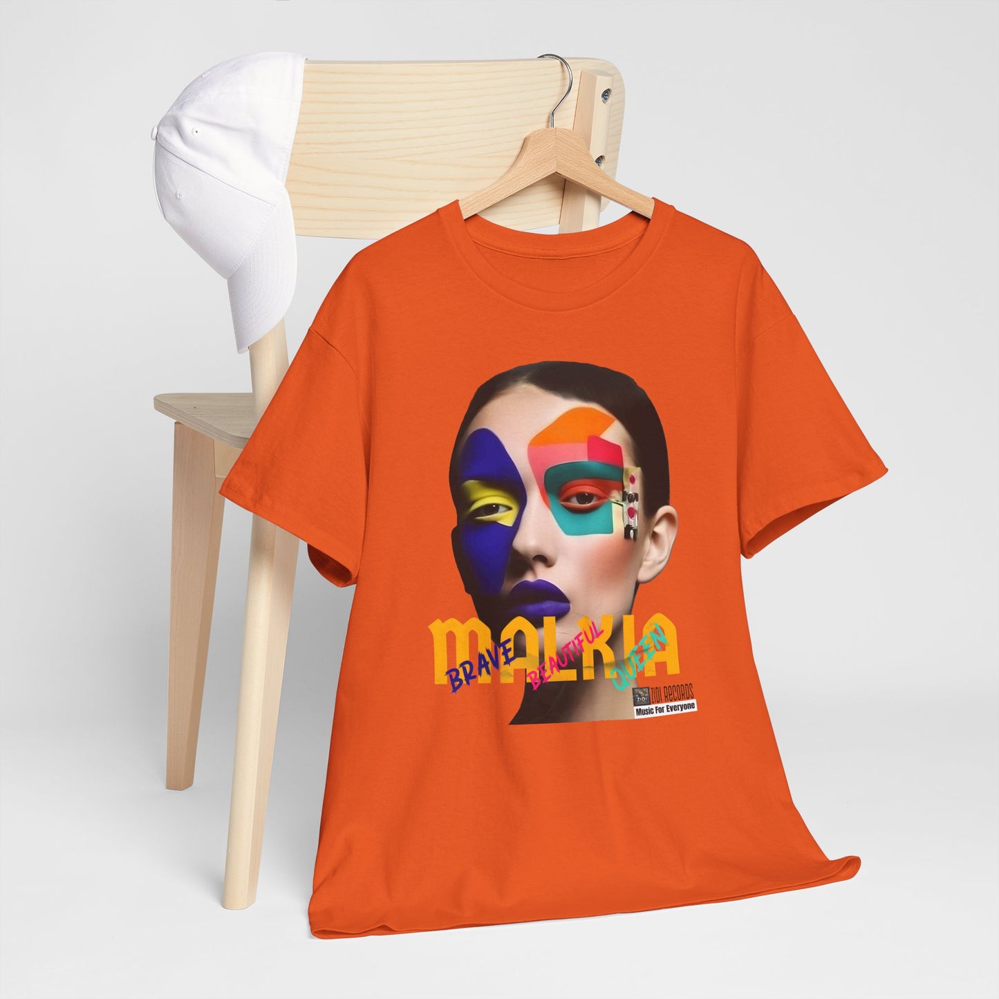 MALKIA T-Shirt - BRAVE, BEAUTIFUL, QUEEN Unisex Tee