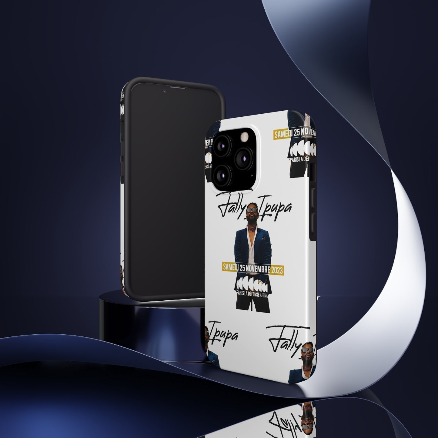 Tough Phone Cases, Fally Ipupa's Mega concert on 25th November 2023, Black and White