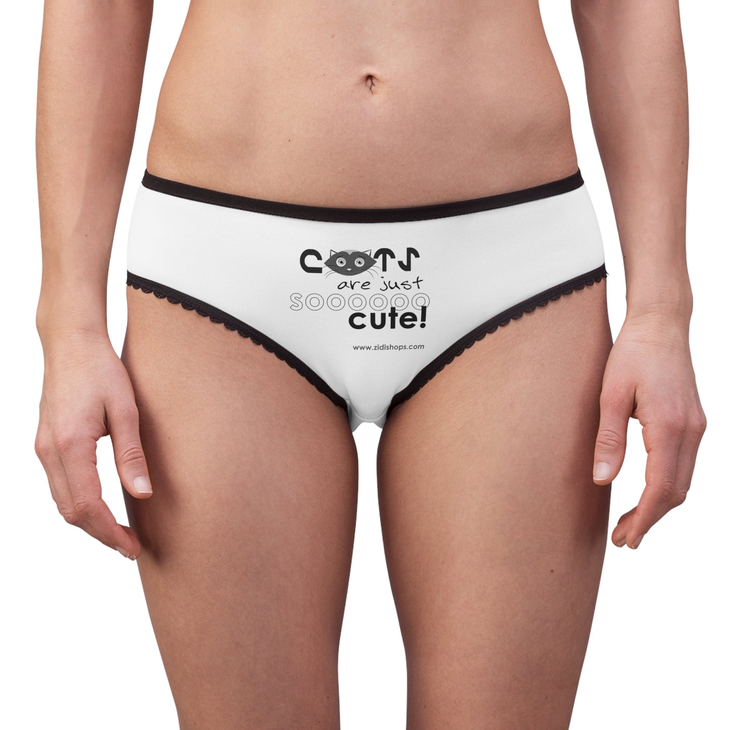 Cats are just so cute, Women's Briefs, comfy, cute, lightweight (2.2 oz) women’s briefs provide ultra-comfort