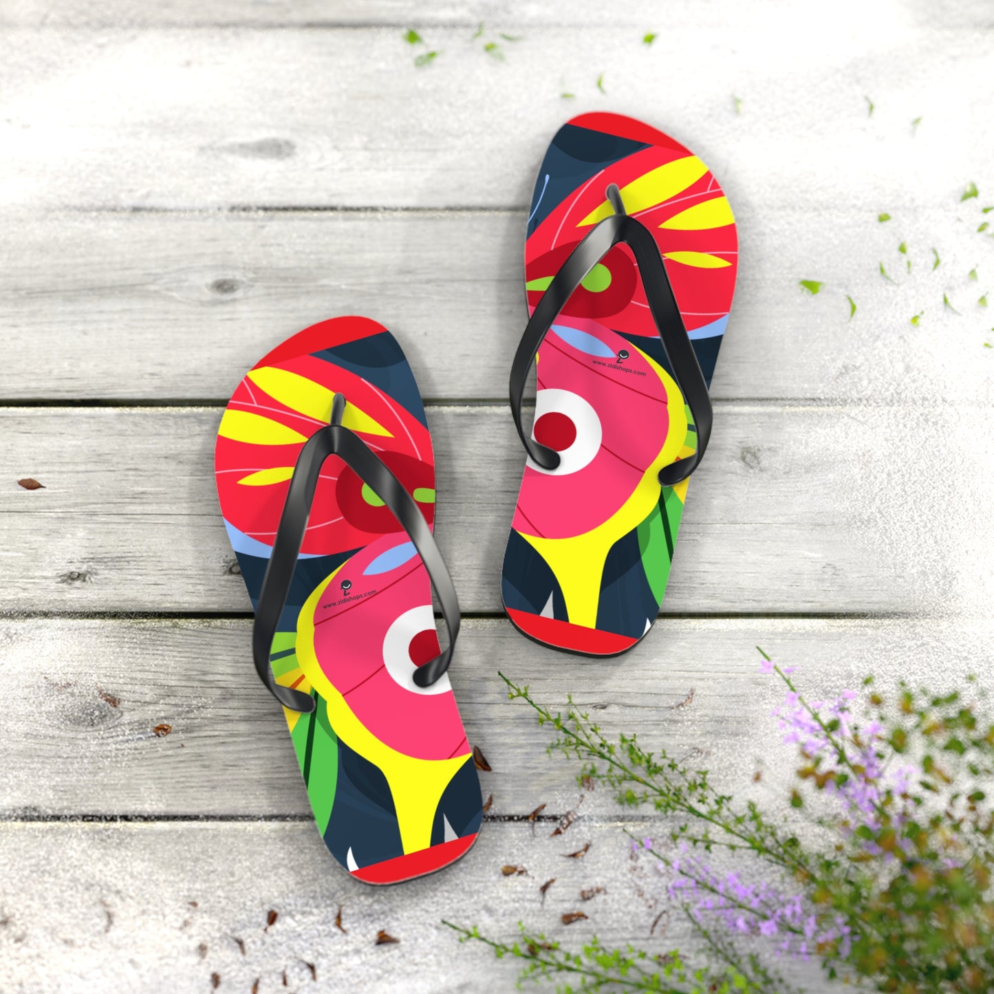 Flip Flops All-day comfort, With an easy slip-on design, a cushioned footbed. Mixed colors butterfly