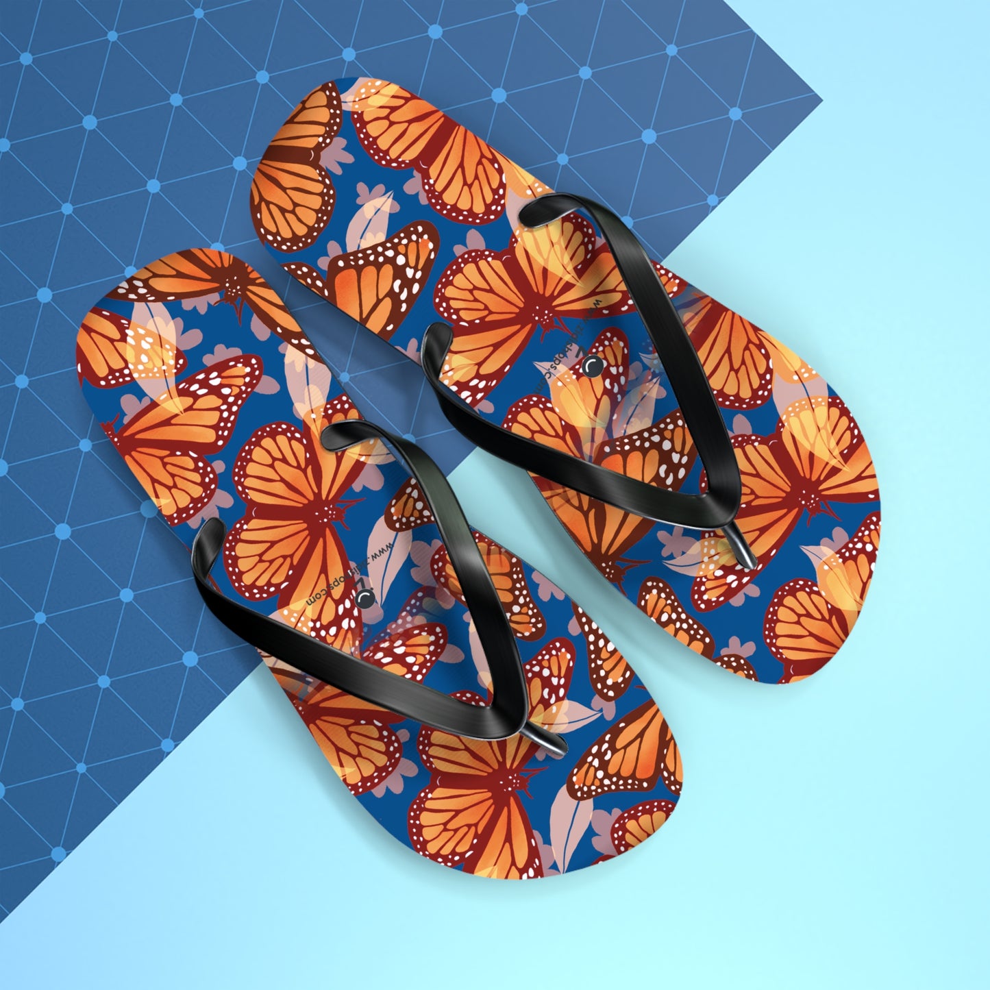 Flip Flops All-day comfort, Slippers, colorful, With an easy slip-on design, a cushioned footbed. Mixed colors butterfly