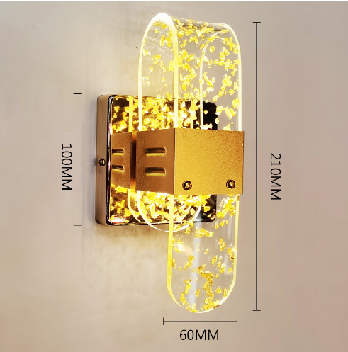 Premium Acrylic Background Wall Aisle Lights Dimmable Lighting wall lamp, The compact size 20*10*10cm, 5 star trends