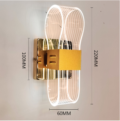 Premium Acrylic Background Wall Aisle Lights Dimmable Lighting wall lamp, The compact size 20*10*10cm, 5 star trends
