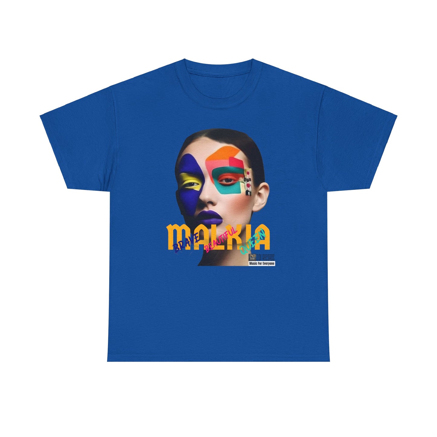 MALKIA T-Shirt - BRAVE, BEAUTIFUL, QUEEN Unisex Tee