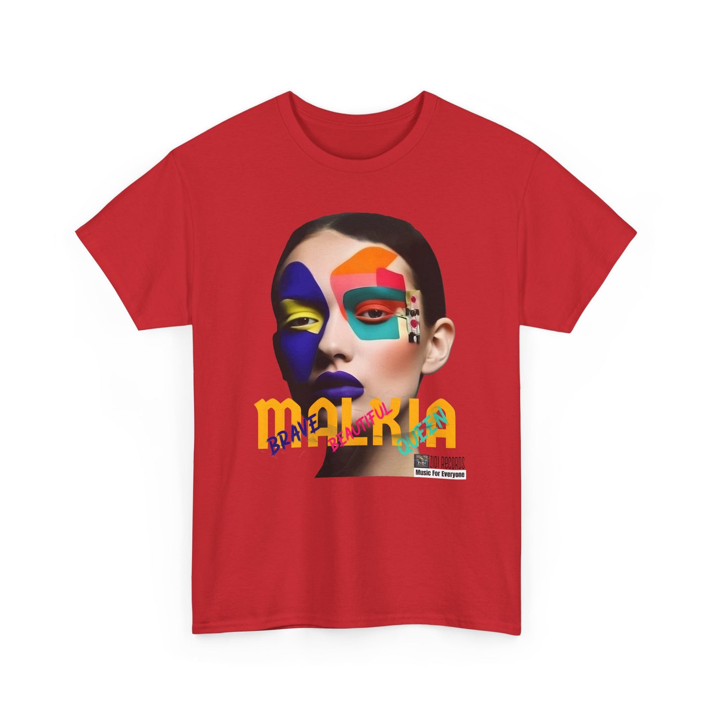 MALKIA T-Shirt - BRAVE, BEAUTIFUL, QUEEN Unisex Tee