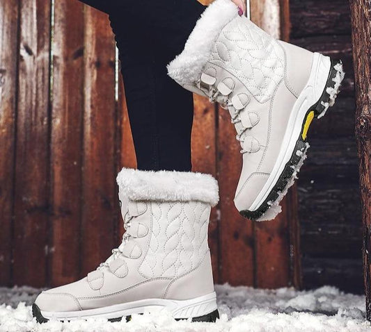 High-top platform, High Quality, cotton shoes boots, Snow friendly