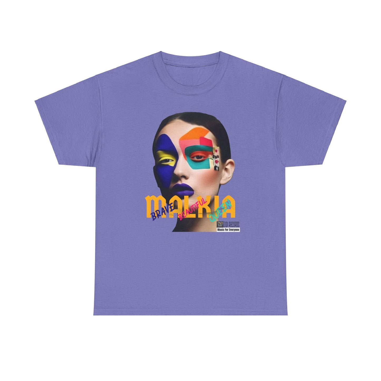 MALKIA T-Shirt - BRAVE, BEAUTIFUL, QUEEN Unisex Tee