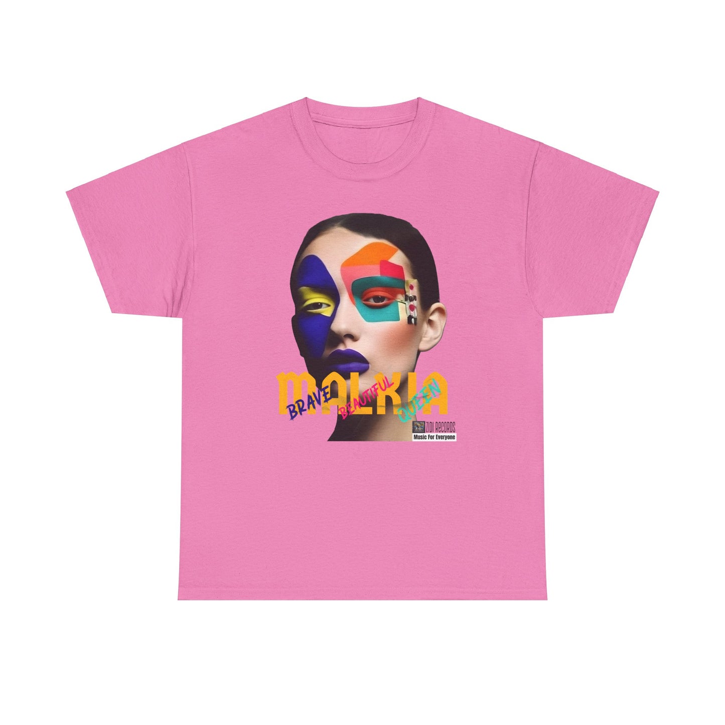 MALKIA T-Shirt - BRAVE, BEAUTIFUL, QUEEN Unisex Tee