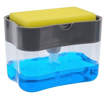 Multifunction Soap Dispenser Sponge Caddy Non-toxic Odorless Kitchen Rack Creative Bathroom Washing Soap Storage Box