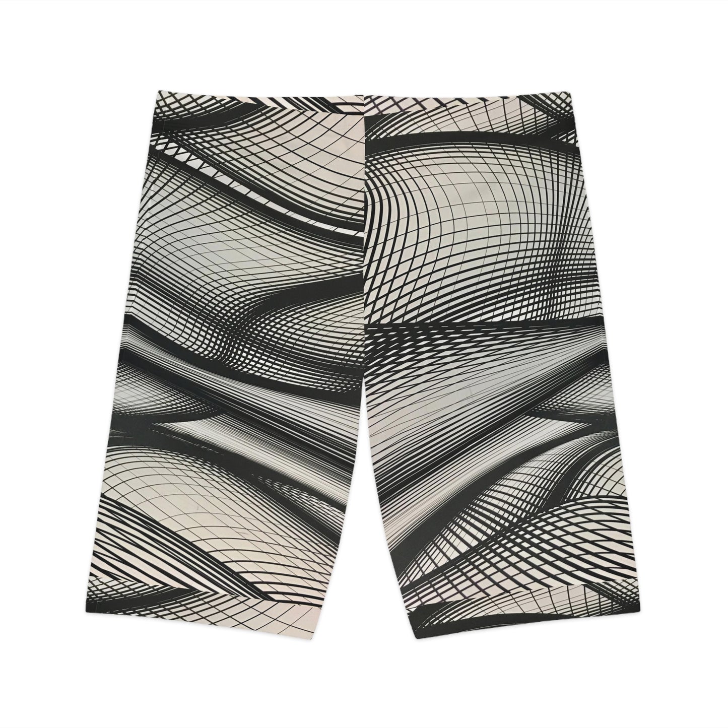 Mesh pattern Women's Bike Shorts (AOP)