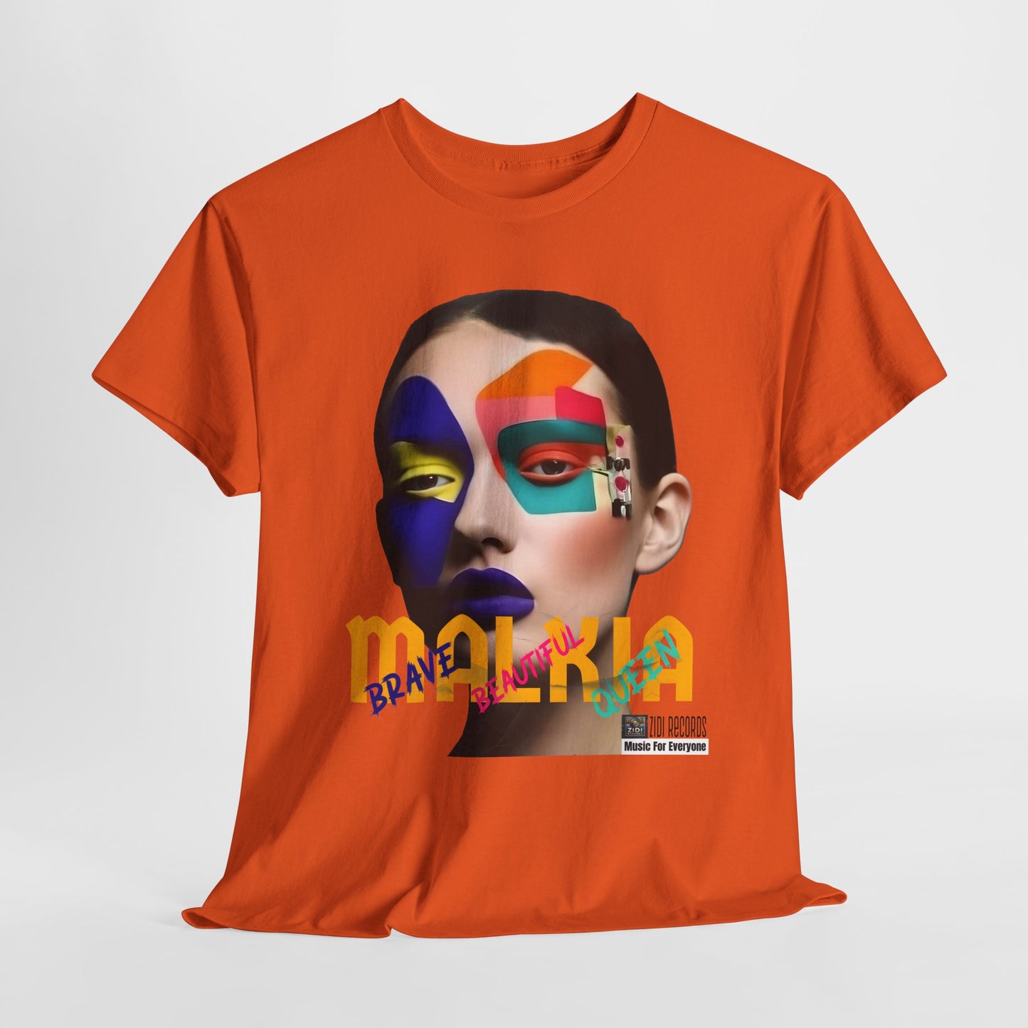MALKIA T-Shirt - BRAVE, BEAUTIFUL, QUEEN Unisex Tee