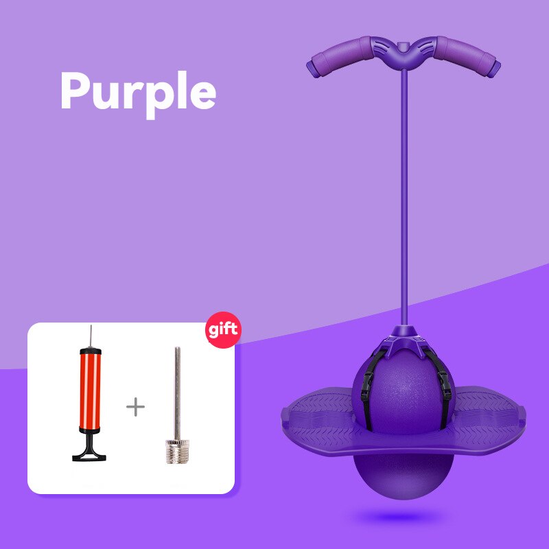 Premium quality Bouncing Jumper with adjustable handles, for kids and adults, Best alternative to skipping ropes, carrying capacity of 90-100KG (LBS198.416 to 2.20462)