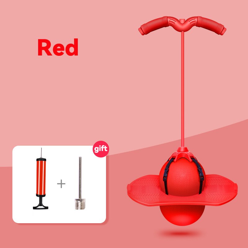 Premium quality Bouncing Jumper with adjustable handles, for kids and adults, Best alternative to skipping ropes, carrying capacity of 90-100KG (LBS198.416 to 2.20462)