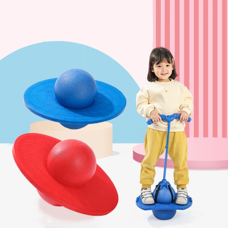 Premium quality Bouncing Jumper with adjustable handles, for kids and adults, Best alternative to skipping ropes, carrying capacity of 90-100KG (LBS198.416 to 2.20462)