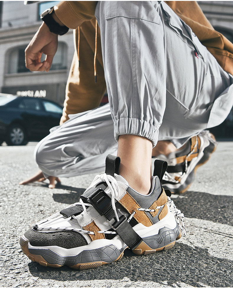 UltimaFlex Men's Fashion Sneakers - Stylish Thick Bottom Running Shoes for Ultimate Comfort and Style, Fancy Sports running shoes, good looks