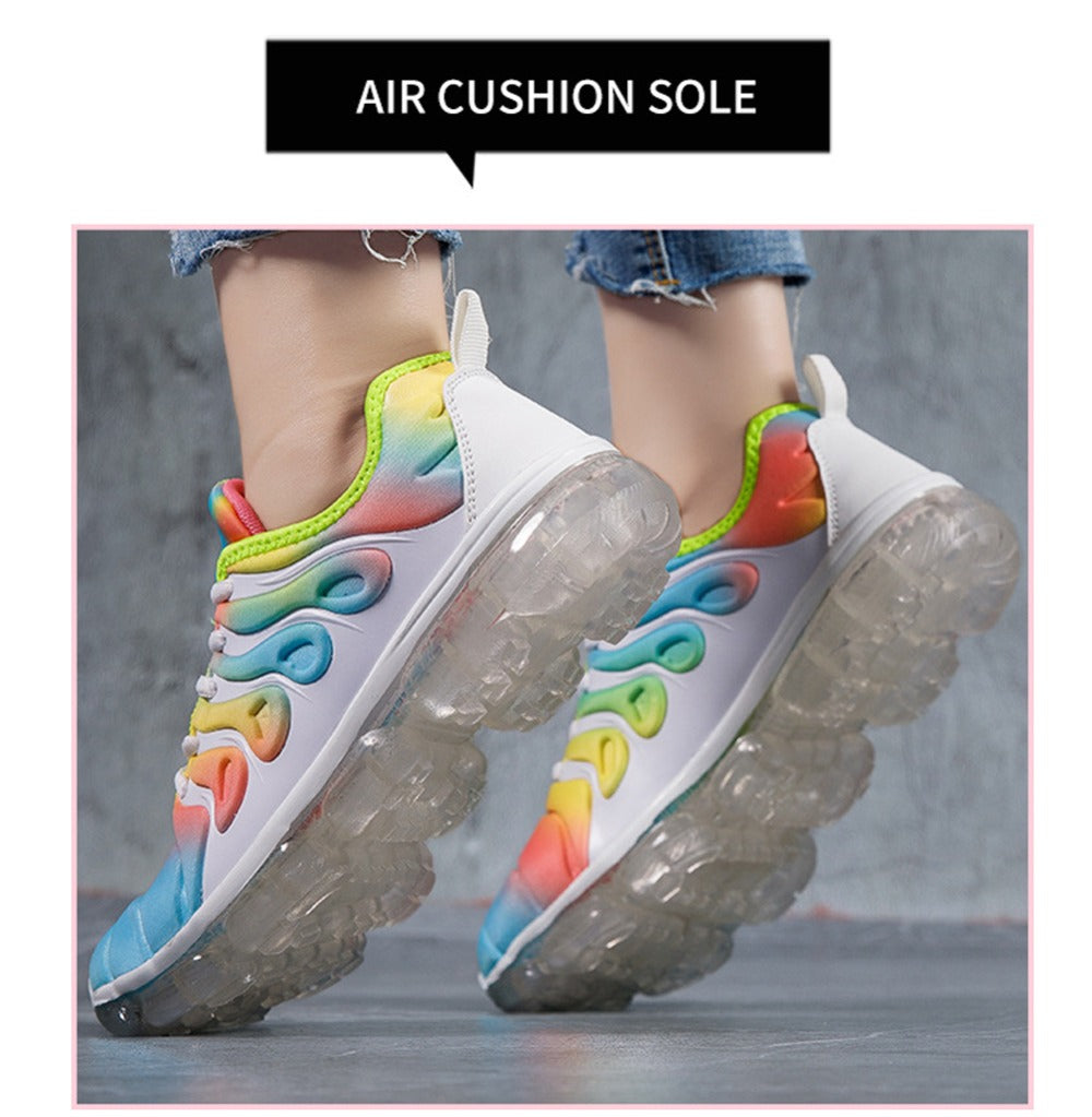 Sneakers running shoes multicolor