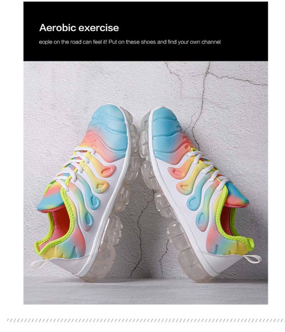 Sneakers running shoes multicolor