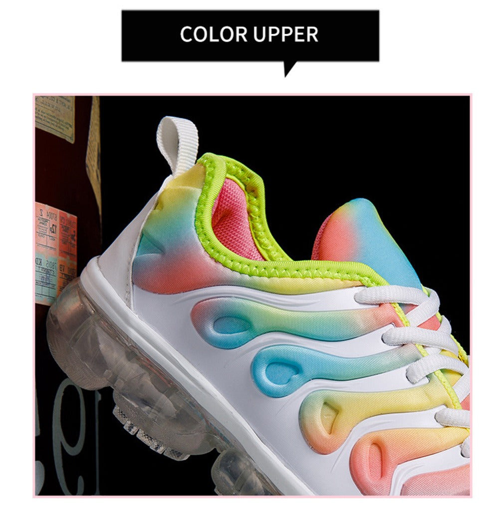 Sneakers running shoes multicolor
