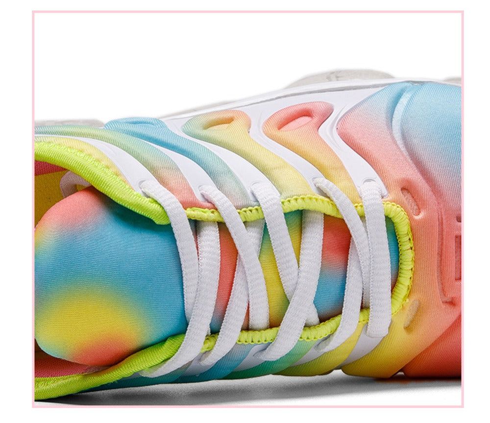 Sneakers running shoes multicolor
