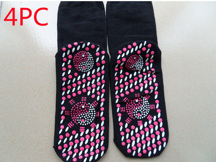 Heating Socks for Winter Cold, Benefits of Magnetic Therapy getting hot, Health Socks Unisex Magnetic Socks Self-Heating Health Care Socks
