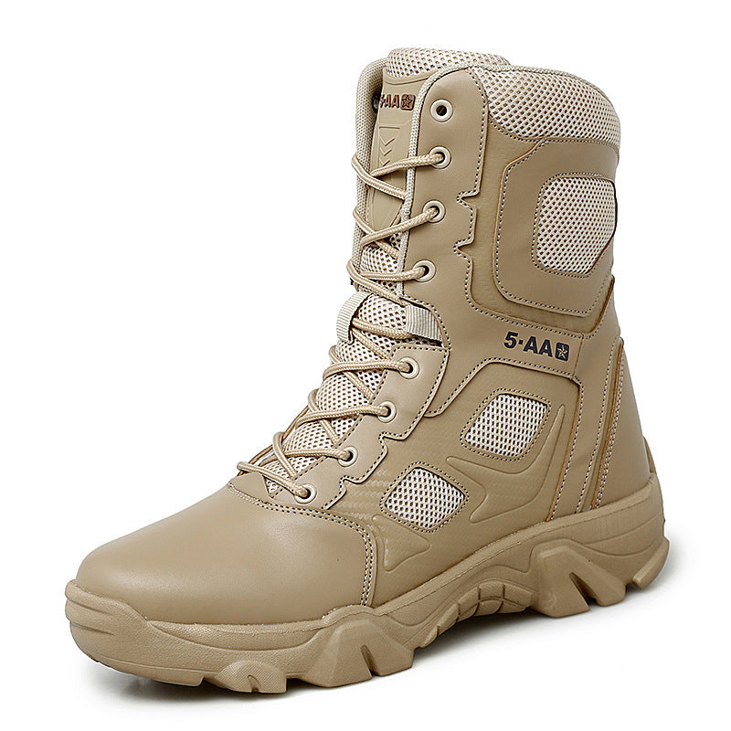 High-top outdoor hiking shoes, Durable Army boots