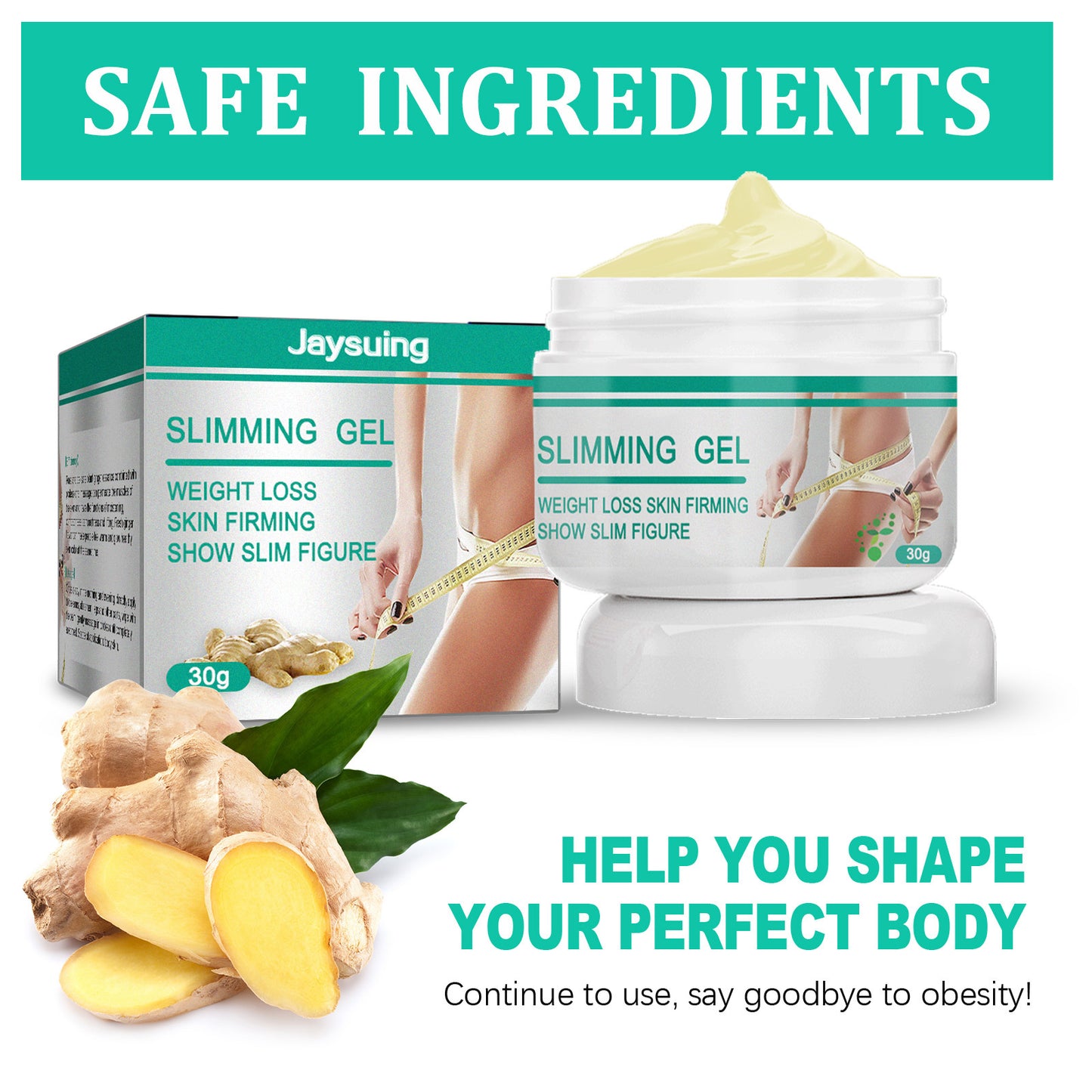 Body Shaping And Tightening Waist, Thigh, reduce Belly Skin, Moisturizing Body Shaping Massage Cream