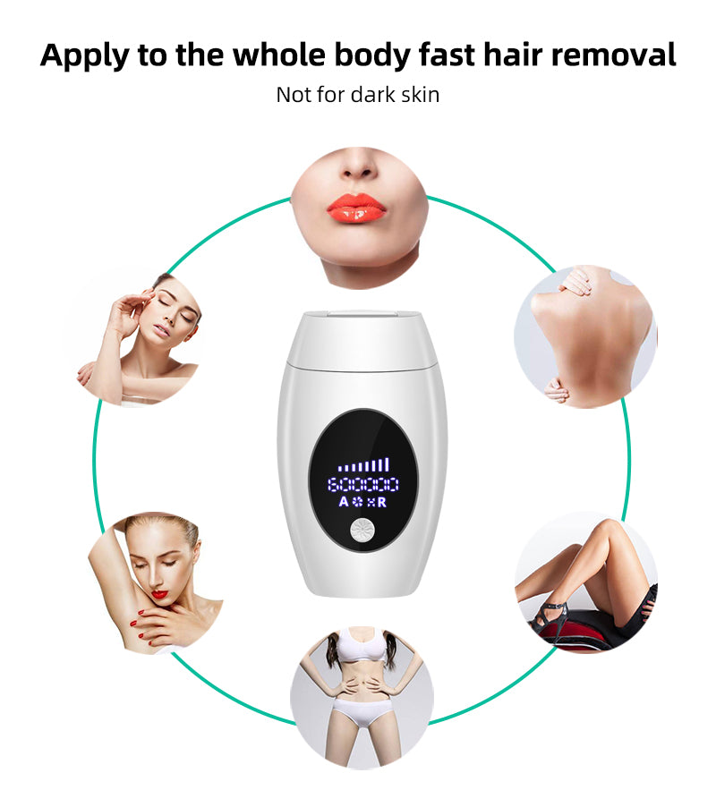 LCD Laser IPL Hair Removal Device, Permanent Hair Removal with the Flash Professional IPL Machine for Lasting Results and Effortless Beauty