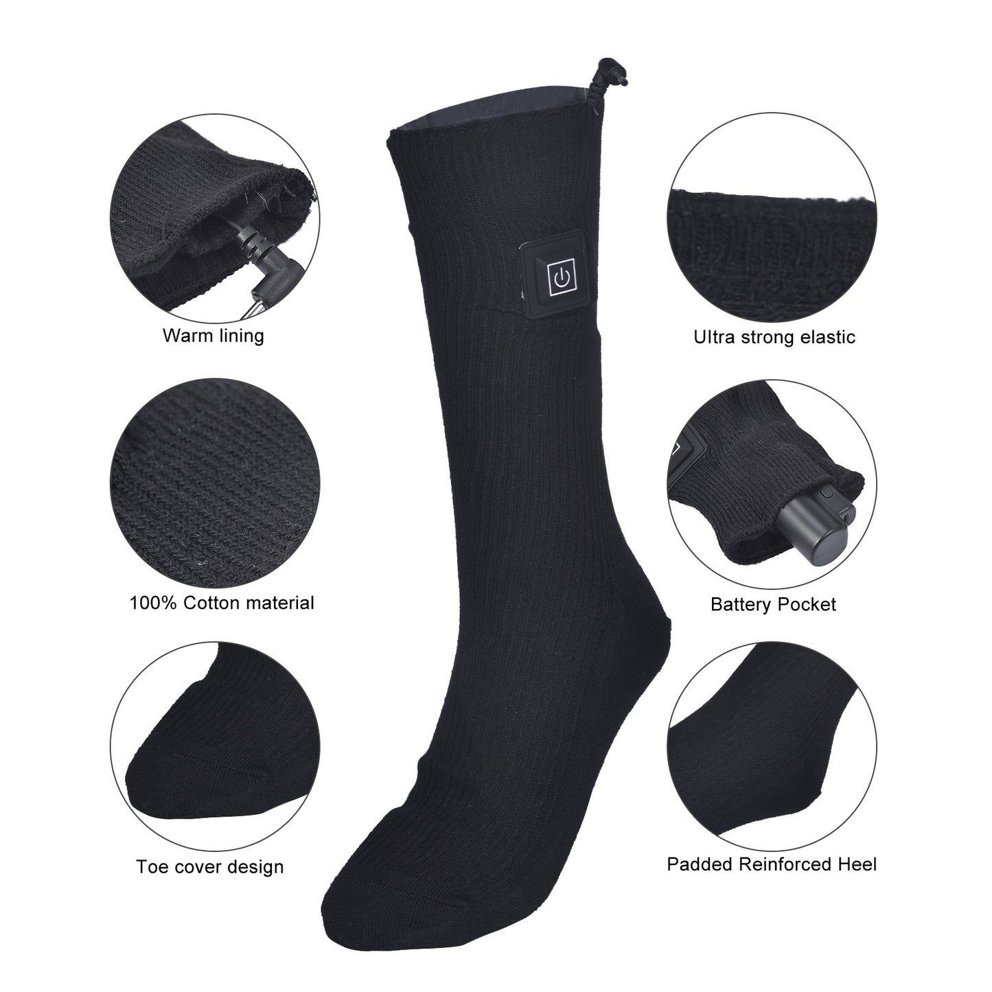 Winter Rechargeable Electric Socks for Unmatched Foot Comfort and Warmth