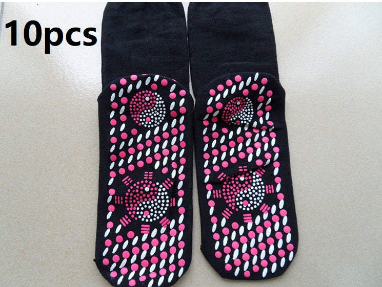 Heating Socks for Winter Cold, Benefits of Magnetic Therapy getting hot, Health Socks Unisex Magnetic Socks Self-Heating Health Care Socks