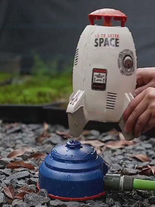 Water Rocket Launcher Outdoor Rocket Water Pressure Lift Sprinkler Toy Fun Interaction In Garden Lawn Water Spray Toys For Kids Summer Gadgets