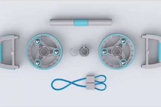 14 Kinds of Multifunctional Abdominal Muscle Wheel Combination Home Gym Equipment ABS Fitness Equipment Exercise