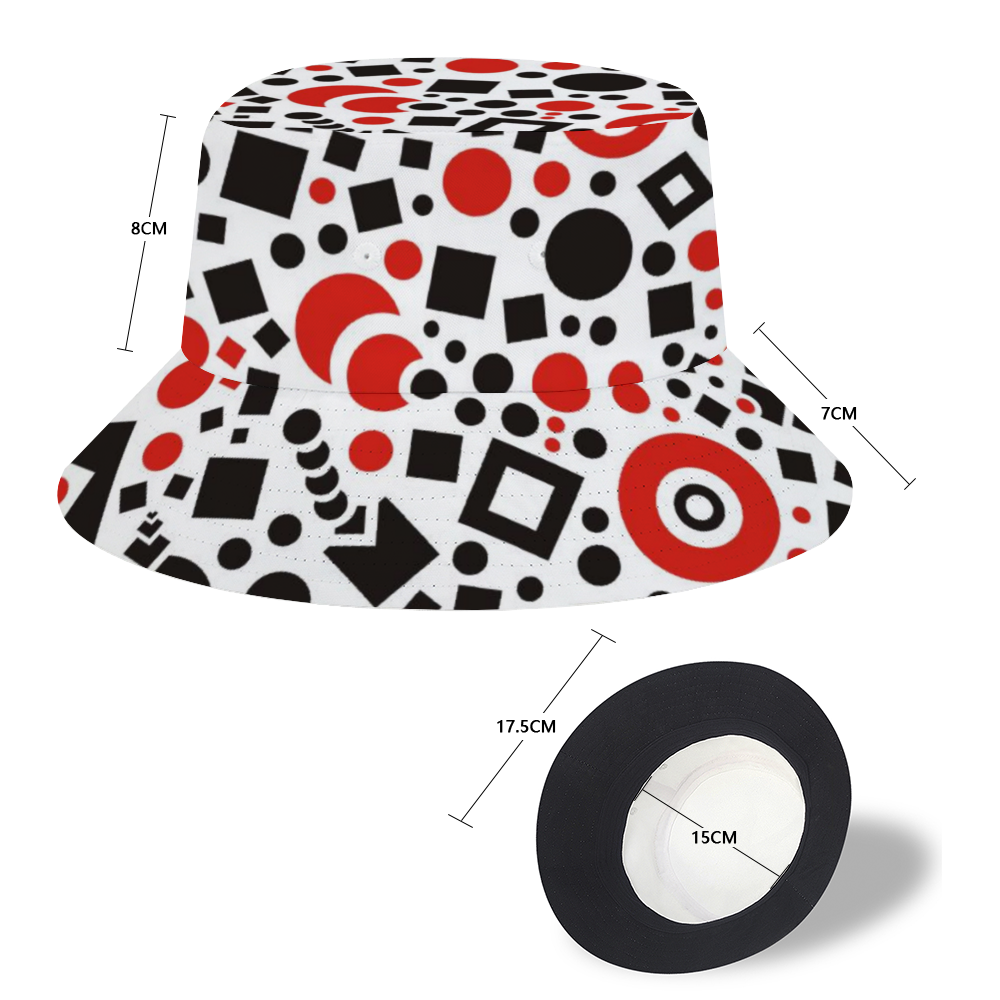 Fashionable bucket hat suitable for blocking sunlight and water droplets, or improve your fashion look