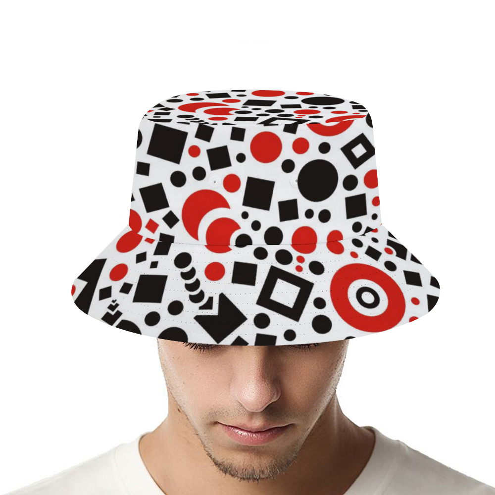 Fashionable bucket hat suitable for blocking sunlight and water droplets, or improve your fashion look