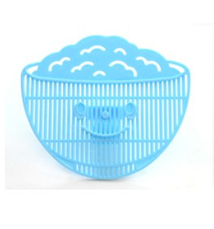 Creative Smiley Face Clip-on Rice Washing Water Drainer Melon