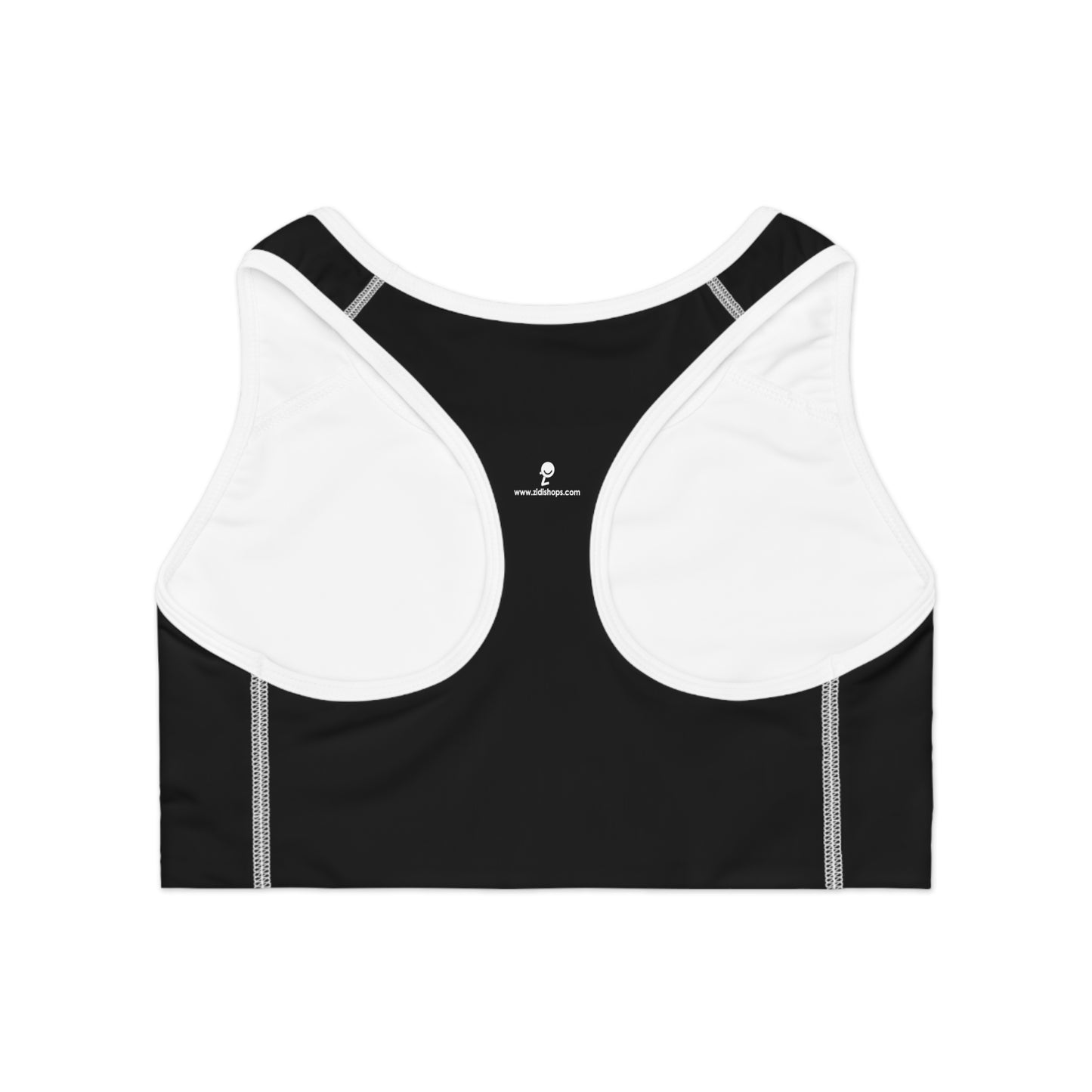 Sports Bra (AOP), Love in Japanese, ai,  comfortable sports bra that comes packed with style