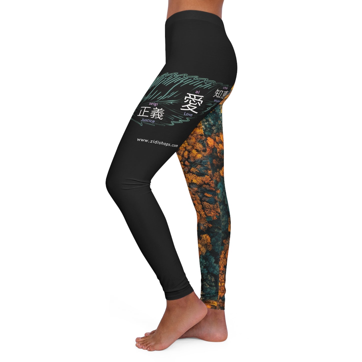 Women’s Spandex Leggings, Power, Love, wisdom, Justice, stretchy fabric that provides the perfect fit, Athleisure comfy and fun