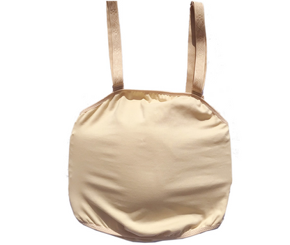 Silicone fake belly bag
