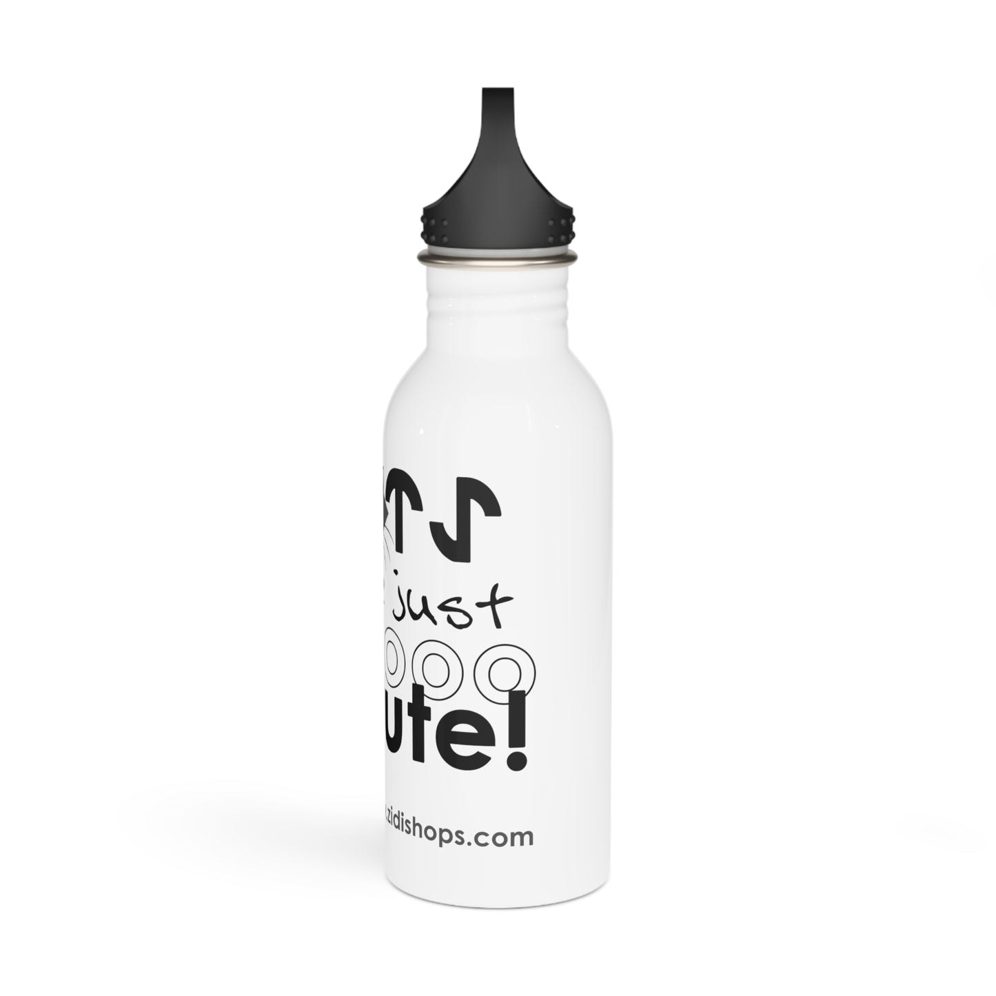 Stainless Steel Water Bottle, Cats are just so cute,  Made with 18/8 food-grade stainless steel, wide neck for effortless sipping.