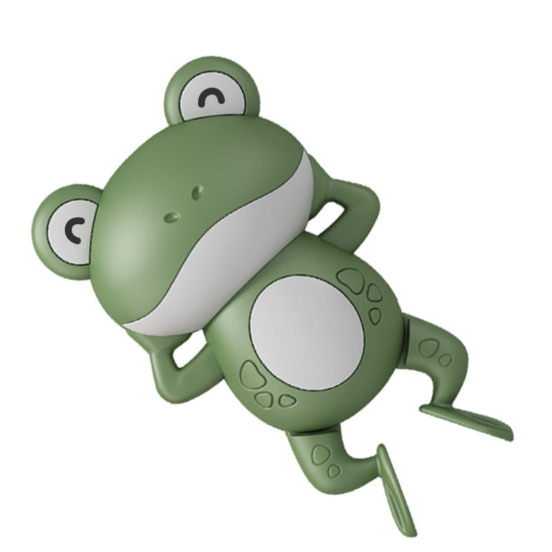 Little Frog Bath Toy, Baby Bathroom, Wind-Up Wind-Up Floating Toy