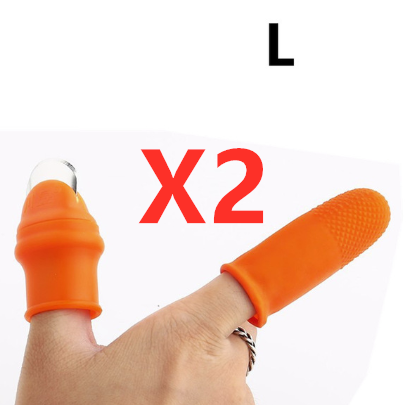 Silicone Thumb Knife Finger Protector Gears Cutting Vegetable Harvesting Knife Pinching Plant Blade Scissors Garden Gloves