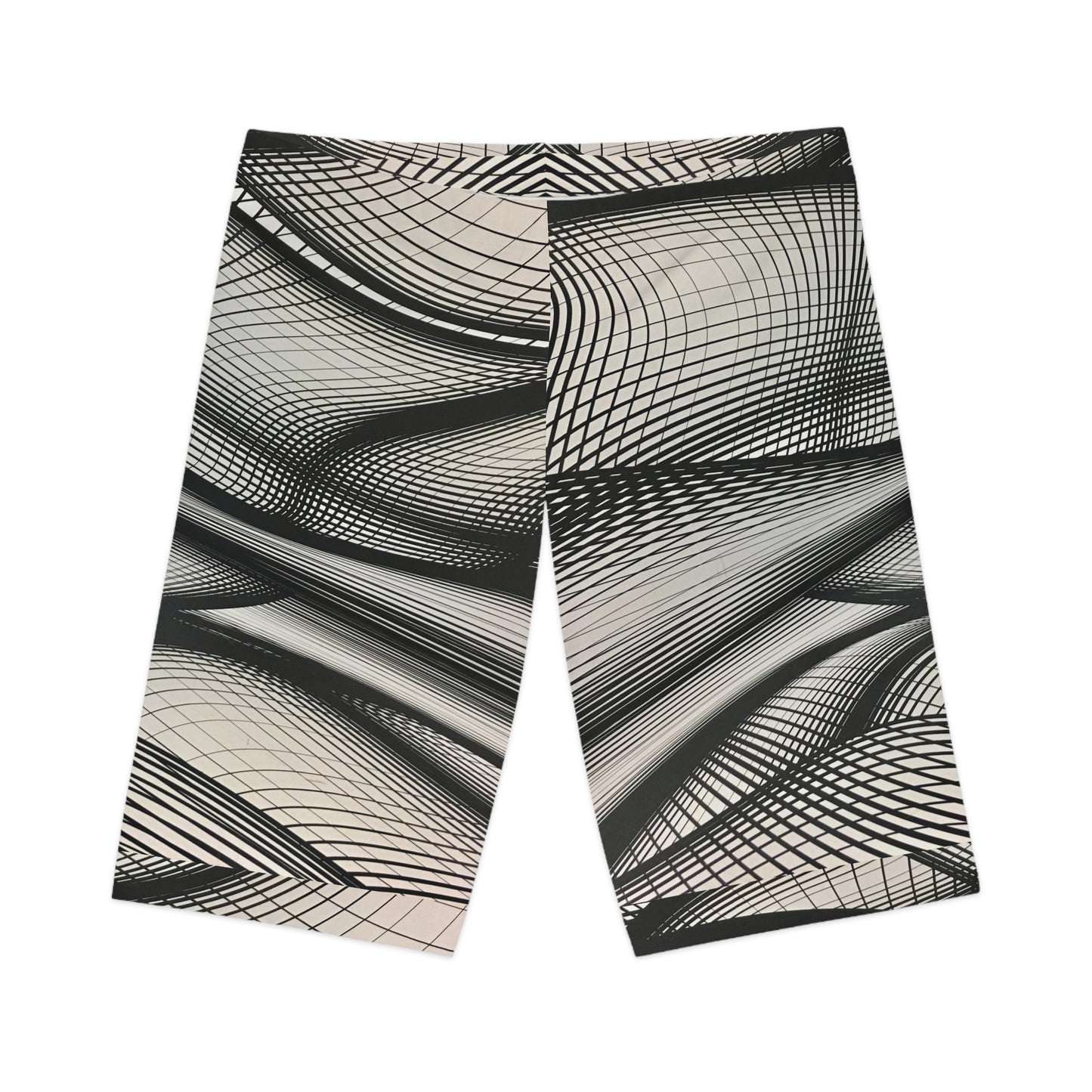 Mesh pattern Women's Bike Shorts (AOP)