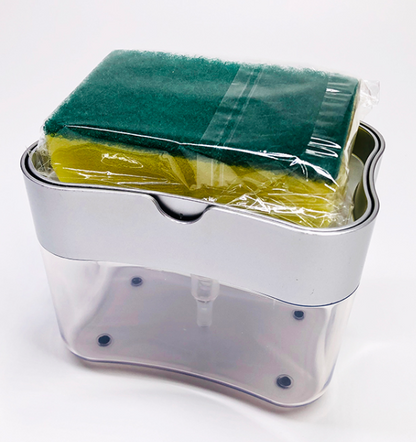 Multifunction Soap Dispenser Sponge Caddy Non-toxic Odorless Kitchen Rack Creative Bathroom Washing Soap Storage Box