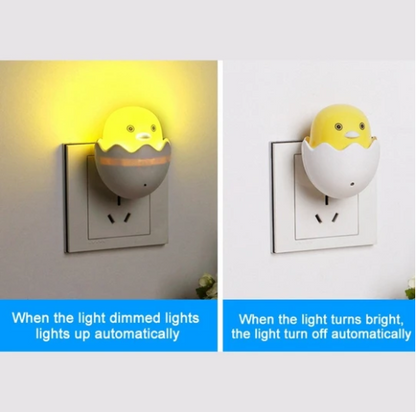 Automatic ON/OFF, Little Duck Light LED Sensor Wall Lamps, fun lighting for the wall, baby rooms, gardens and more
