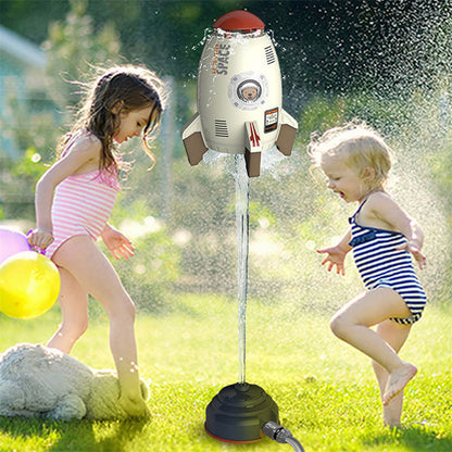 Water Rocket Launcher Outdoor Rocket Water Pressure Lift Sprinkler Toy Fun Interaction In Garden Lawn Water Spray Toys For Kids Summer Gadgets