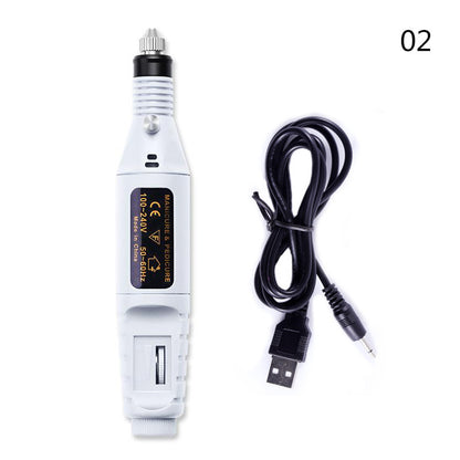 Electric Nail Drill Machine Manicure Machine Set USB Charging Mill Cutter For Manicure Nail File Pedicure Tool Nail Drill Set