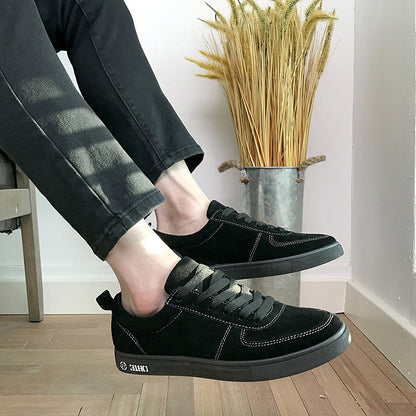 New Low Shoes To Help Students Trend Of Korean Men's Casual Retro Harajuku Youthflat Matte