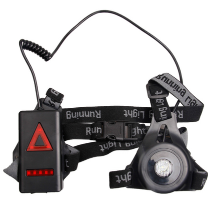Waterproof Outdoor Running Chest Light Cool white lighting in the front and red lighting in the back