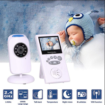 Night Vision Wireless Baby Monitor Video, Baby Camera, Two Way Talk Video & Audio Power Saver Color