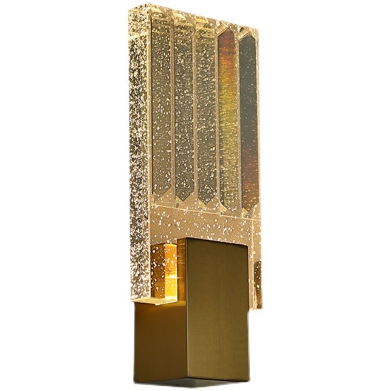 Modern Simple And Light Luxury Crystal Wall Lamp, perfect lighting a graceful and a sleek thickness of 12cm.